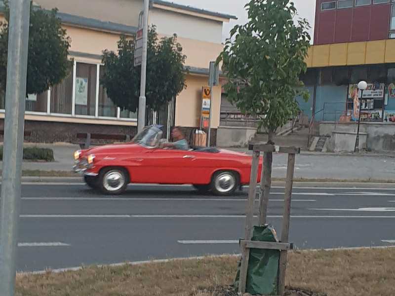 Mercedes-Benz 190SL spotted in Zlín