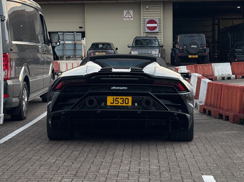 Lamborghini Huracán spotted in Saint Helier