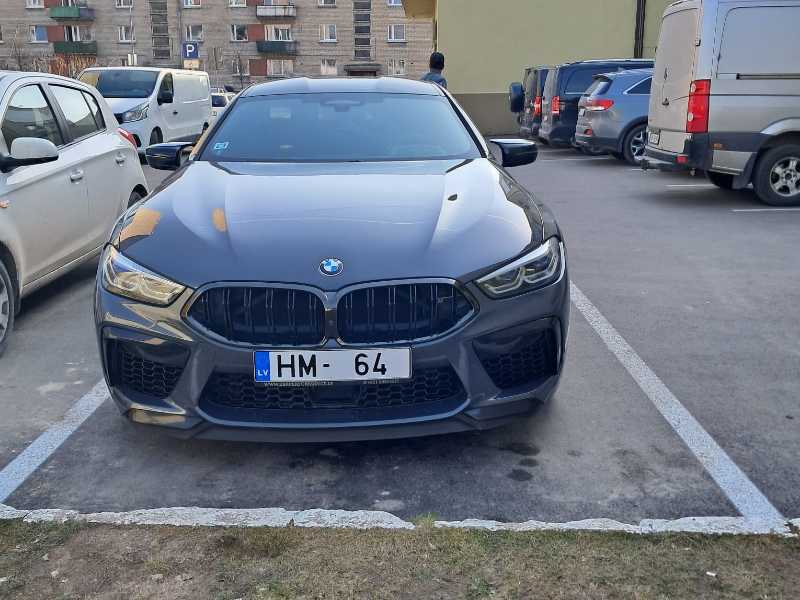 BMW M8 Competition spotted in Jelgava