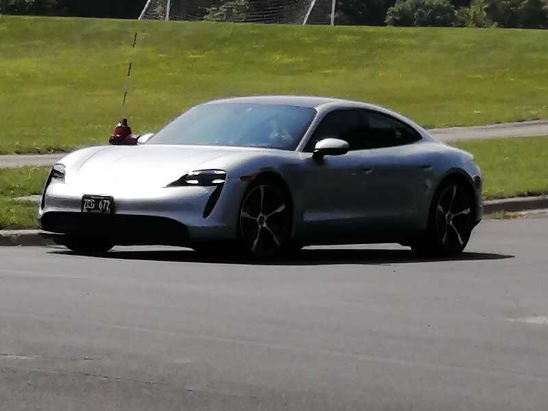 Porsche Taycan spotted in Randall