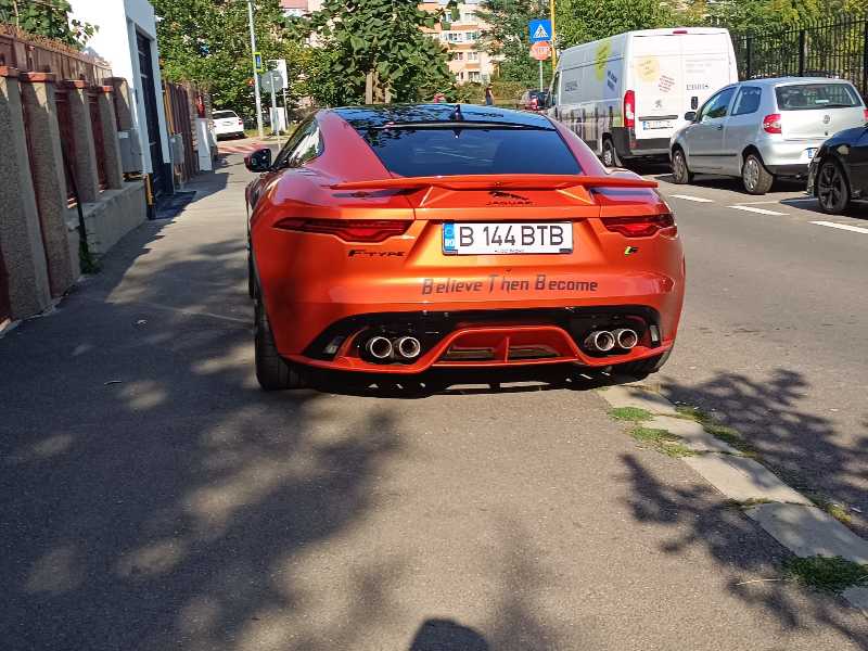 Jaguar F-Type spotted in Braşov