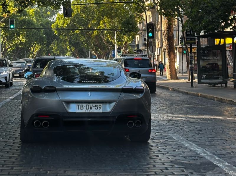 Ferrari Roma (2021) spotted in Santiago, Chile