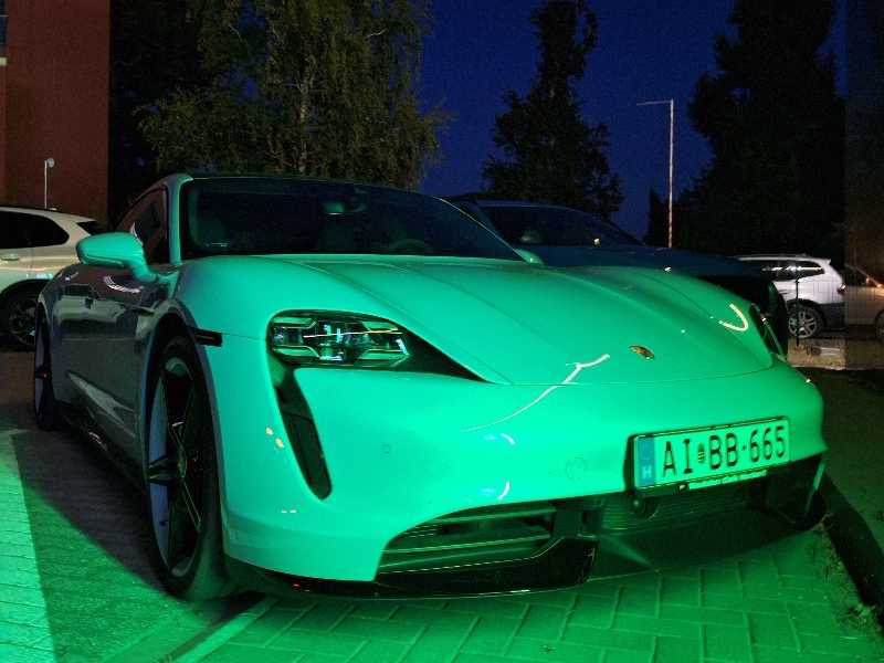 Porsche Taycan spotted in Balatonlelle