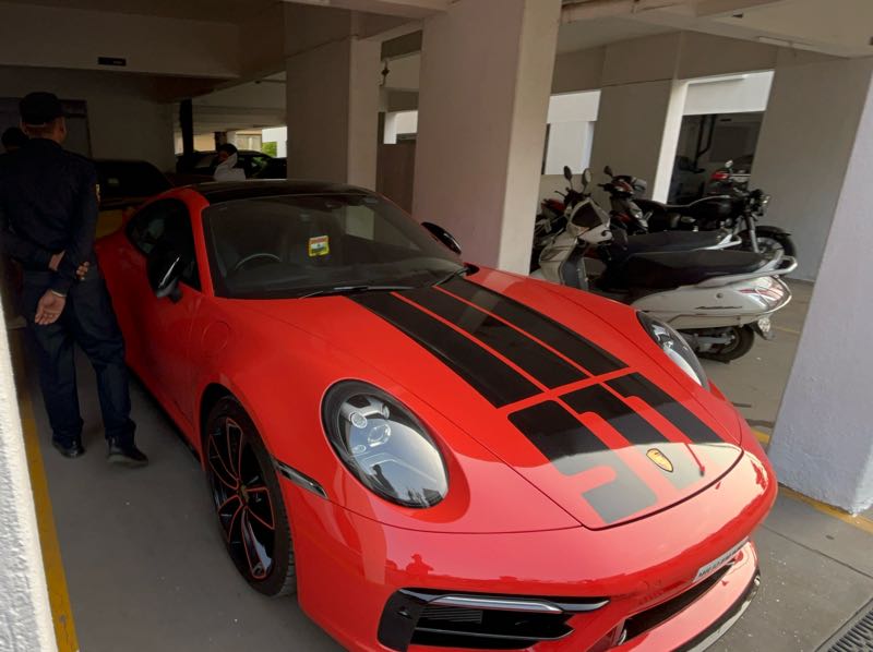 Porsche 911 spotted in Pune
