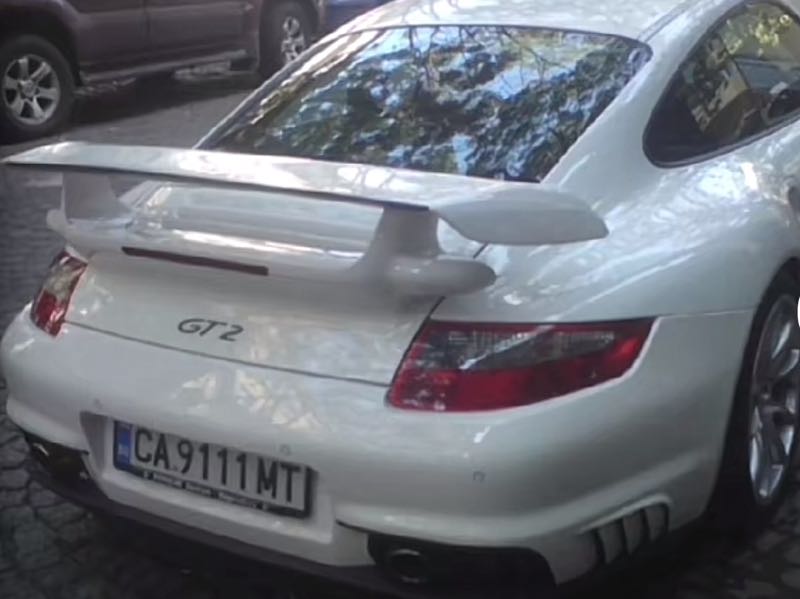 Porsche 911 GT2 spotted in Chavdar
