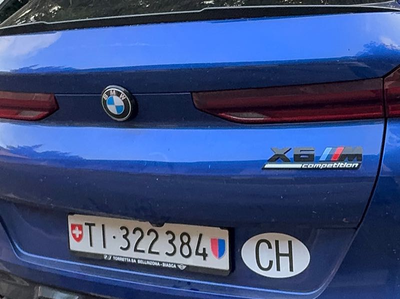 BMW X6 M Competition spotted in Florence