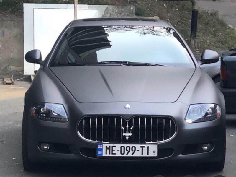 Maserati Quattroporte spotted in Tbilisi