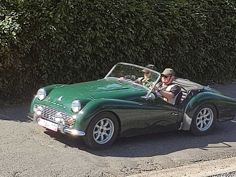 Triumph TR3 spotted in Namur