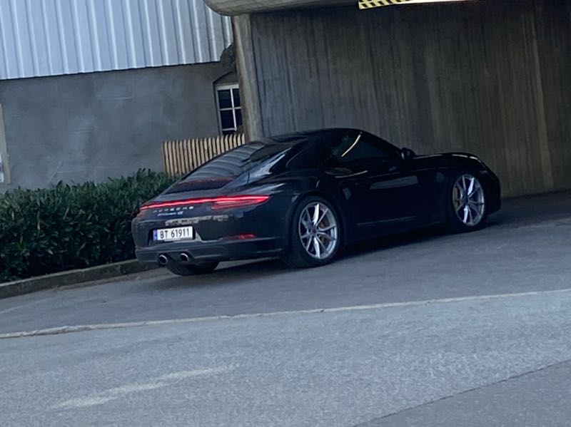 Porsche 911 spotted in Arendal