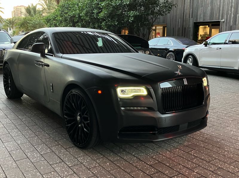 Rolls-Royce Wraith spotted in Warwick