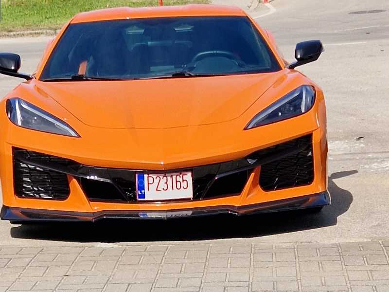 Chevrolet Corvette C8 spotted in Šiauliai
