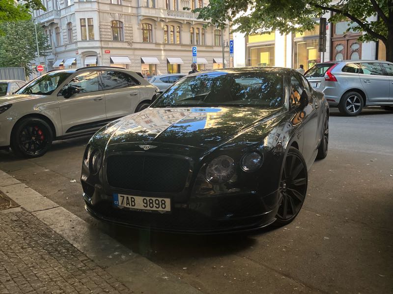 Bentley Continental GT (2017) spotted in Prague, Czechia
