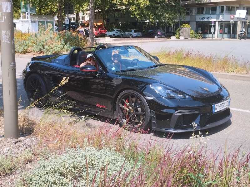 Porsche Boxster Spyder spotted in Chambéry