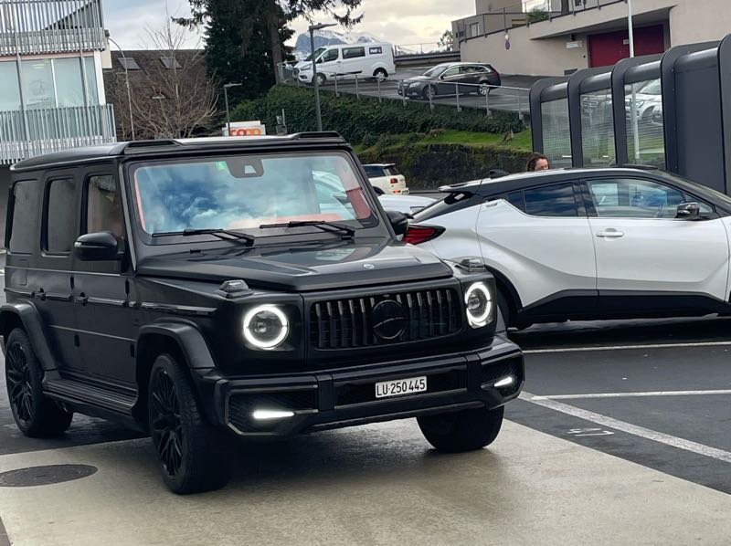 Mercedes-Benz G-Class (2022) spotted in Luzern, Switzerland