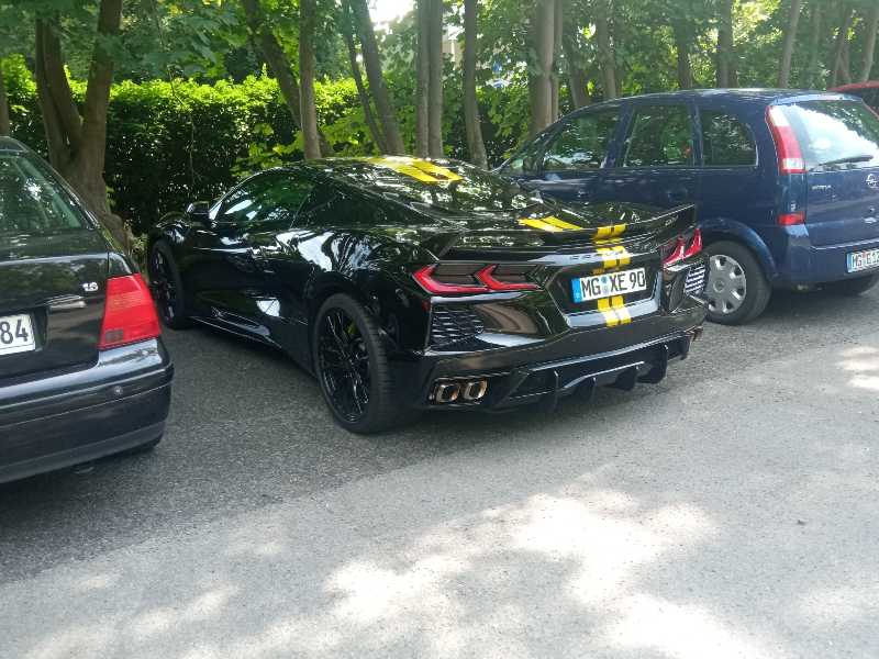 Chevrolet Corvette spotted in Mönchengladbach
