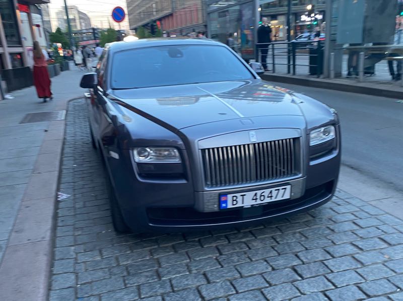 Rolls-Royce Ghost spotted in Oslo