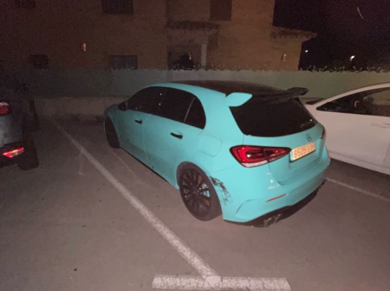 Mercedes-Benz A45 AMG spotted in Tarragona