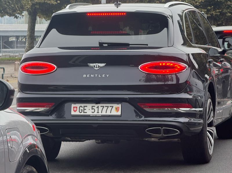 Bentley Bentayga (2022) spotted in Geneva, Switzerland