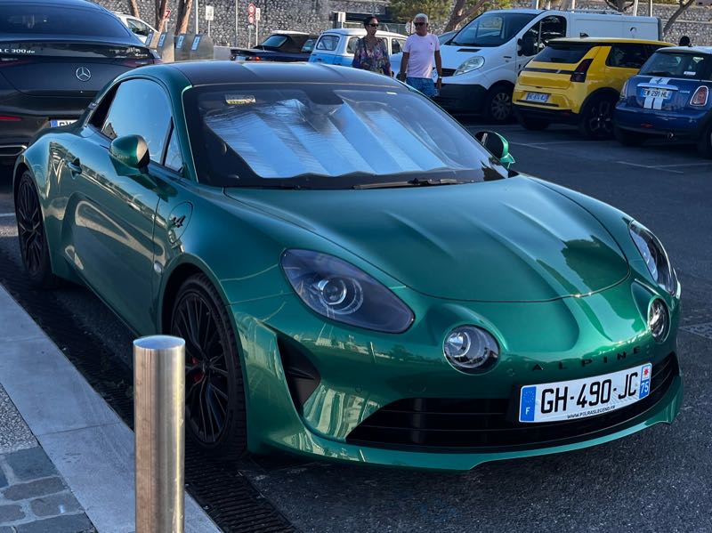 Alpine A110 spotted in Antibes