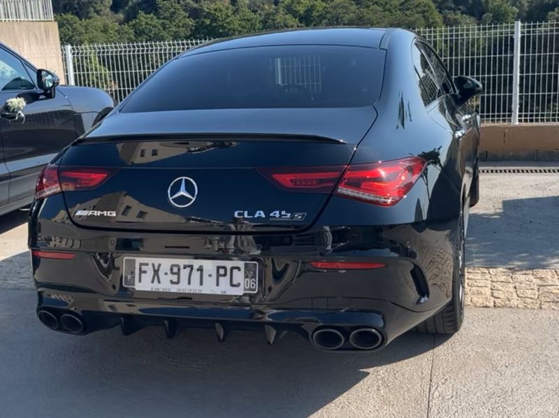 Mercedes-Benz CLA 45 S spotted in Ajaccio