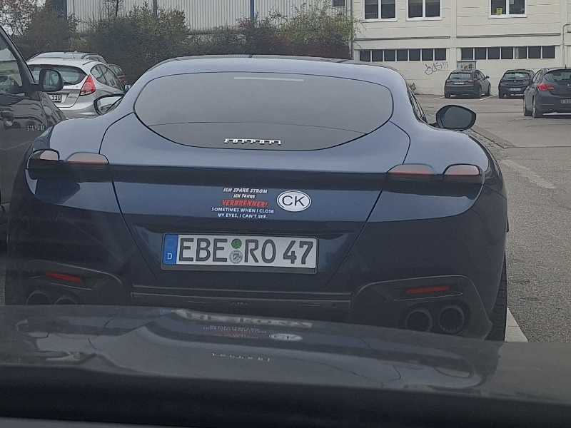 Ferrari Roma spotted in Rosenheim