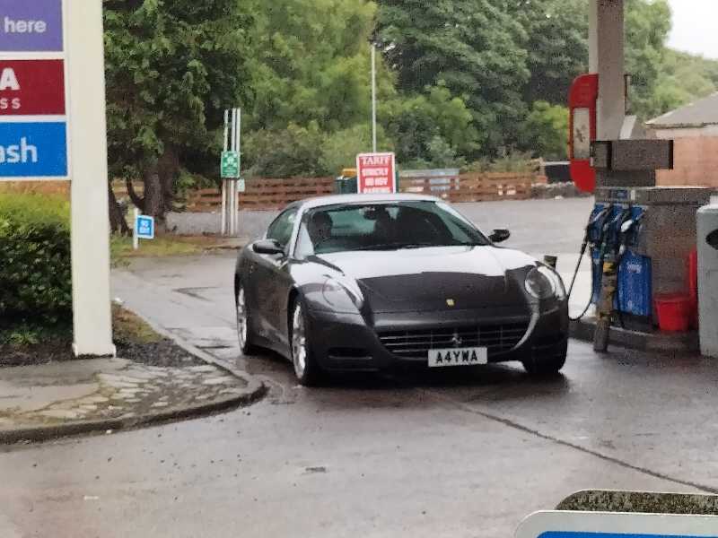 Ferrari 612 Scaglietti spotted in Stranraer