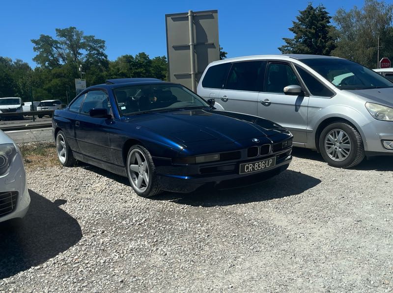 BMW 850i spotted in Belfort