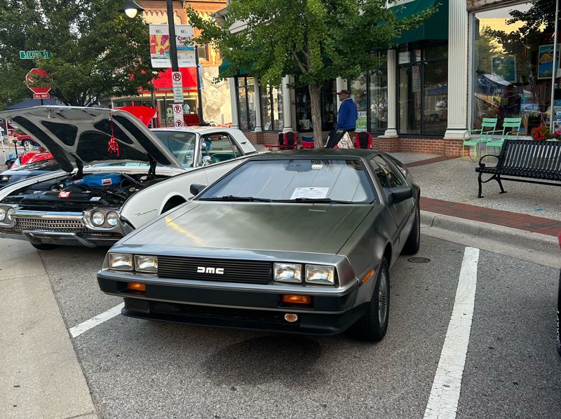 DeLorean DMC-12 spotted in Grand Haven