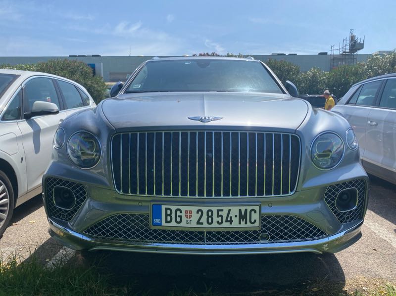 Bentley Bentayga spotted in Olbia