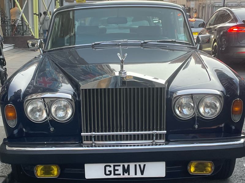 Rolls-Royce Corniche spotted in London