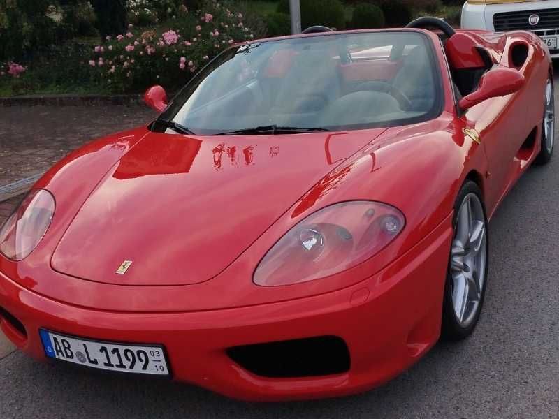 Ferrari F360 Spider spotted in Mühlhausen
