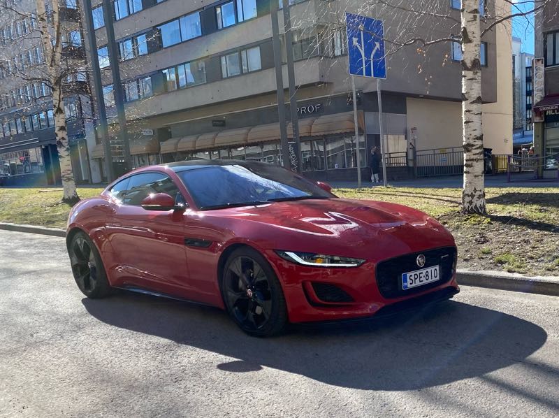 Jaguar F-Type spotted in Jyväskylä