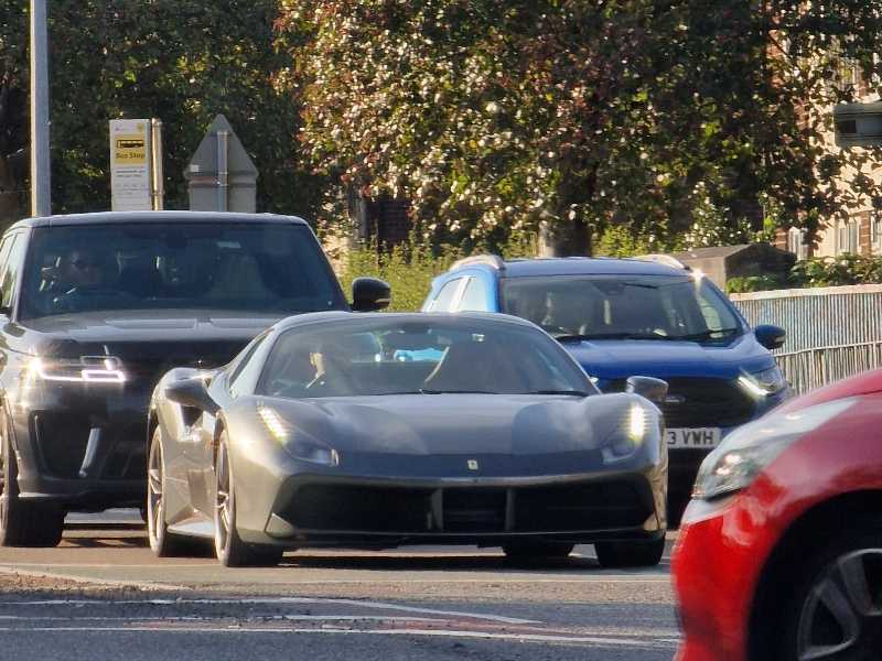 Ferrari 488 GTB (2015) spotted in Manchester, United Kingdom