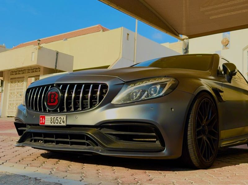 Mercedes-Benz C 63 AMG spotted in Abu Dhabi