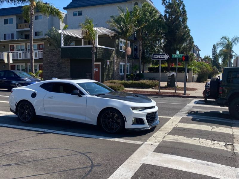 Chevrolet Camaro ZL1 (2023) spotted in San Diego, United States