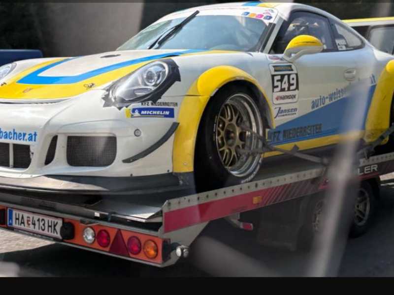Porsche 911 GT3 Cup spotted in Brăila