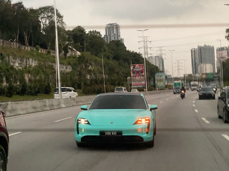 Porsche Taycan (2020) spotted in Kuala Lumpur, Malaysia