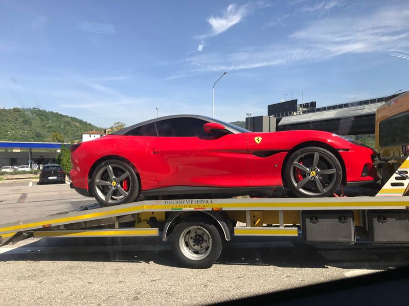 Ferrari Portofino spotted in Pistoia