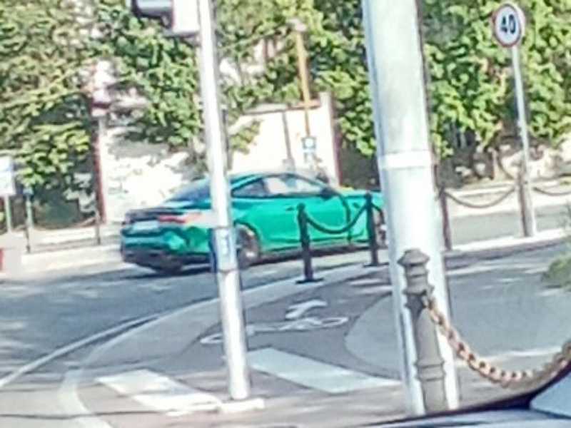 Porsche Taycan spotted in Dotnuva