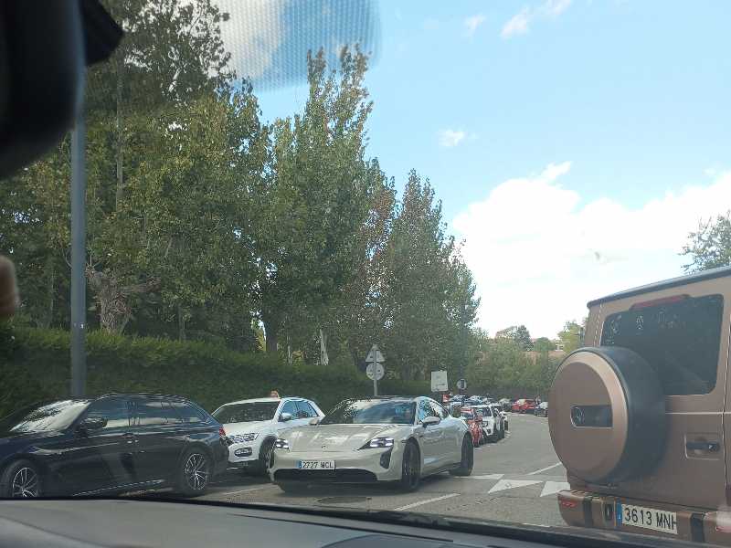 Porsche Taycan spotted in Albacete