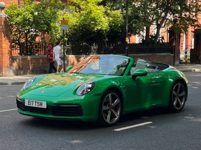 Porsche 911 Carrera S Cabriolet spotted in London