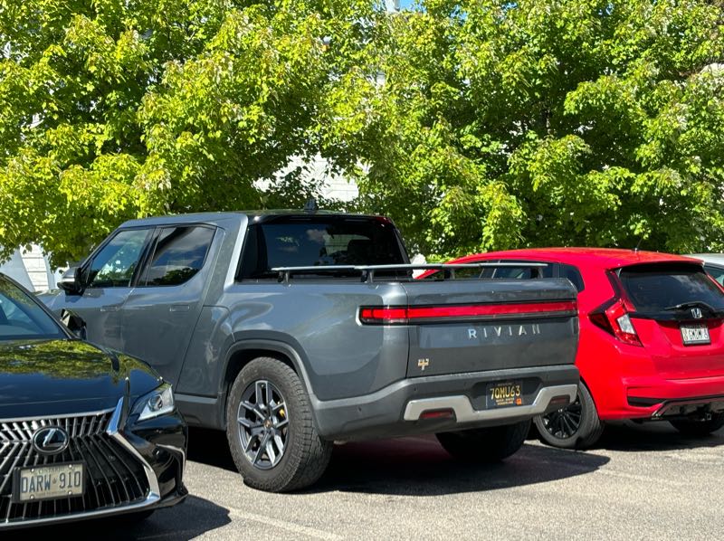 Rivian R1T spotted in Detroit
