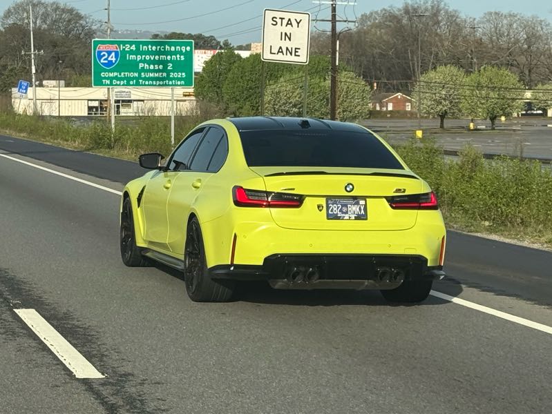 BMW M3 (2021) spotted in Chattanooga, United States