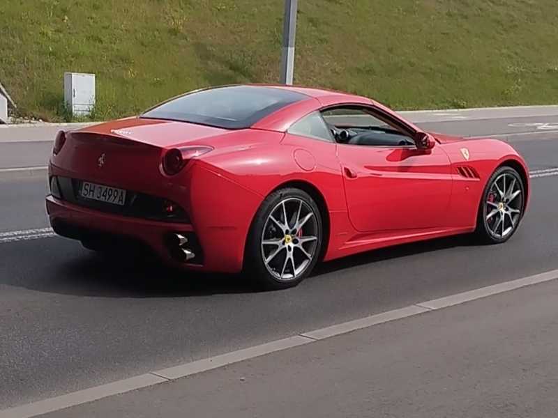 Ferrari California spotted in Dąbrowa Górnicza