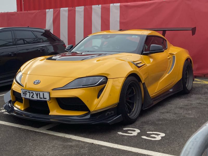 Toyota Supra (2022) spotted in Southampton, United Kingdom