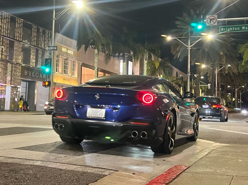 Ferrari GTC4Lusso (2021) spotted in Los Angeles, United States