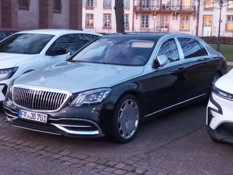 Mercedes-Benz Maybach S-Class (2020) spotted in Strasbourg, France