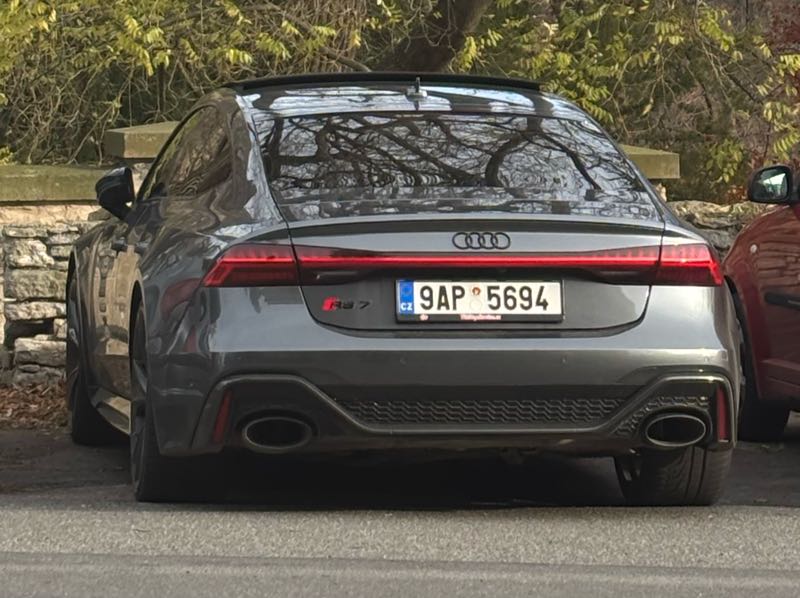 Audi RS7 spotted in Kutná Hora