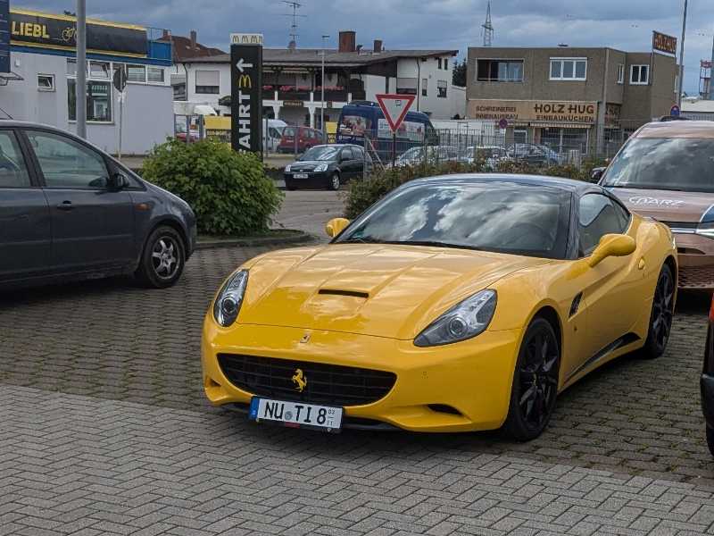 Ferrari California spotted in Ulm