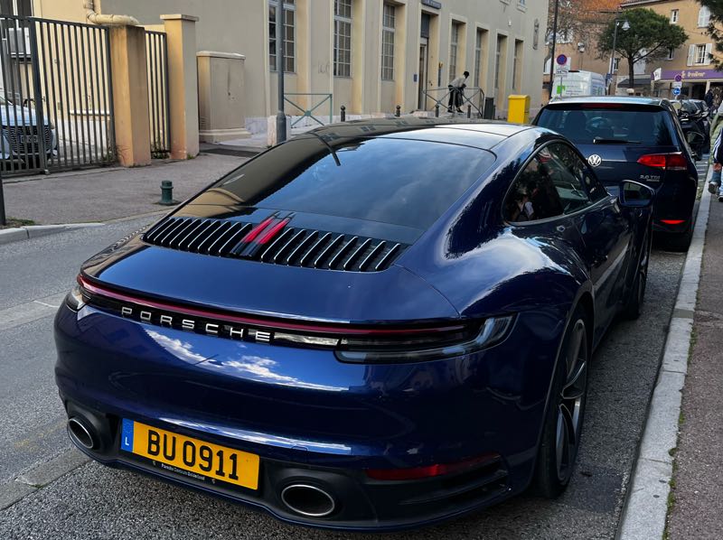 Porsche 911 (2022) spotted in Fréjus, France